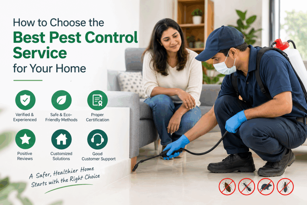 Best pest control service in Jaipur, How to Choose the Best Pest Control Service in Jaipur for Your Home.